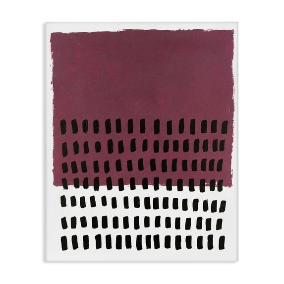 Stupell Industries Mid-Century Red Dotted Pattern Canvas Art, 24 x 30, by Michael Willett