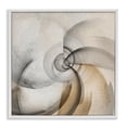 thumbnail image 1 of Stupell Industries Mid-Century Spinning Vortex Abstract White Framed Giclee Art, 17 x 17, by Noah Bay, 1 of 8