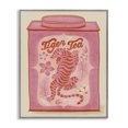 thumbnail image 1 of Stupell Industries Mid-Century Tiger Tea Tropical Tin Gray Framed Giclee Art, 16 x 20, by Carrie Cantwell, 1 of 8