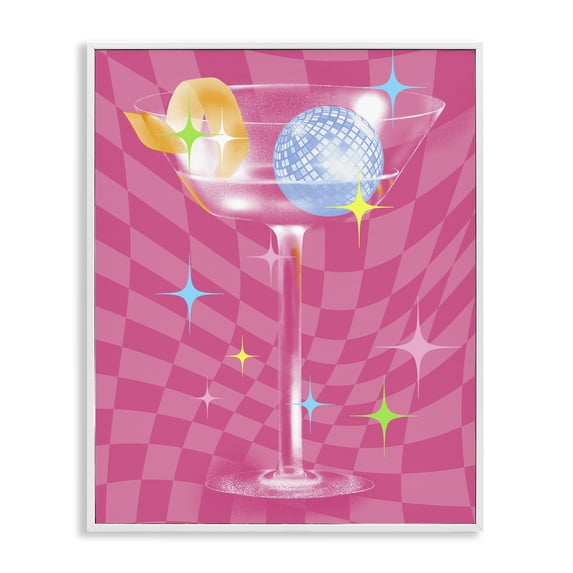 Stupell Industries Mid-Century White Framed Giclee Art, 16 x 20, by Lil' Rue