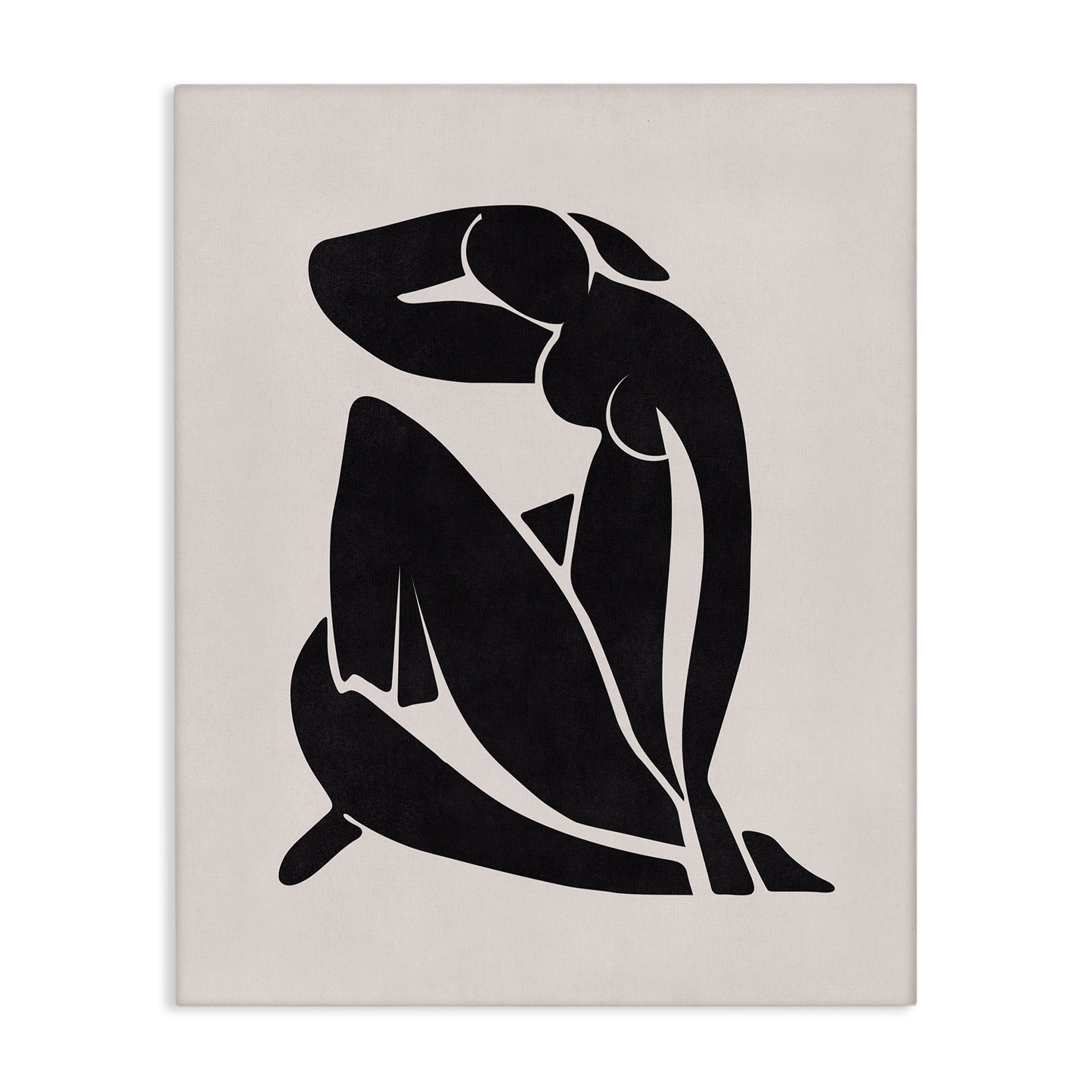 Stupell Industries Midcentury Boho Figure People Painting Wrapped Canvas Art Print Wall Art, 30 x 40