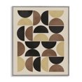 thumbnail image 1 of Stupell Industries Midcentury Neutral Geometric Abstract Painting Gray Framed Art Print Wall Art, 16 x 20, 1 of 10