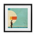 thumbnail image 1 of Stupell Industries Modern Midcentury Pool Geometric Black Framed Print Under Glass, 13 x 13, by Layla Oz, 1 of 8