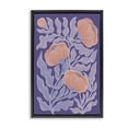 thumbnail image 1 of Stupell Industries Eclectic Midcentury Purple Poppies Black Floating Frame Canvas Art, 21 x 31, by Martina Pavlova, 1 of 8