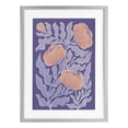 thumbnail image 1 of Stupell Industries Eclectic Midcentury Purple Poppies Gray Framed Print Under Glass, 17 x 23, by Martina Pavlova, 1 of 8