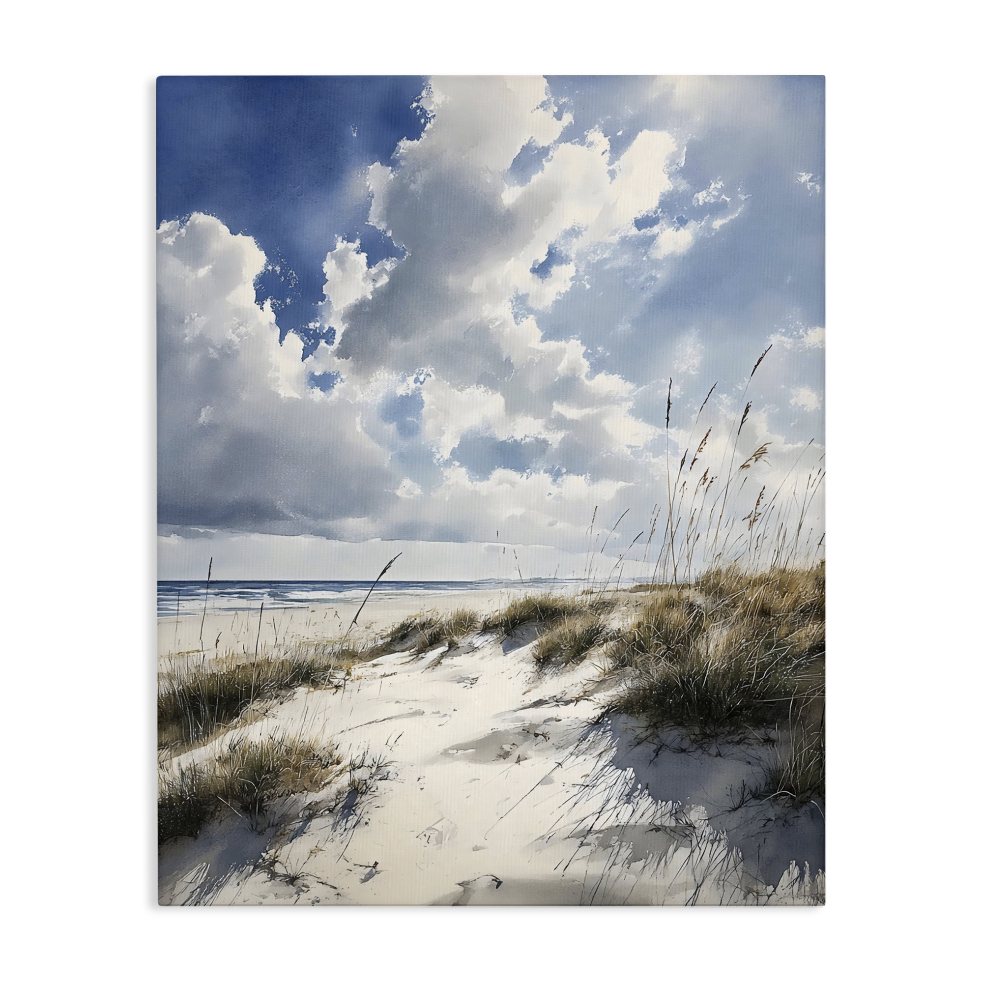 Stupell Industries Midday Sunny Beach Dunes Canvas Wall Art, design by Franklyn Gregory
