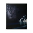 thumbnail image 1 of Stupell Industries Midnight Beach Coast Landscape Night Sky Galaxy Constellation, 16 x 20, Design by Dora Artemiadi, 1 of 6