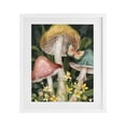 thumbnail image 1 of Stupell Industries Bohemian Midnight Garden Mushrooms White Framed Print Under Glass, 17 x 21, by Nicole Tamarin, 1 of 8