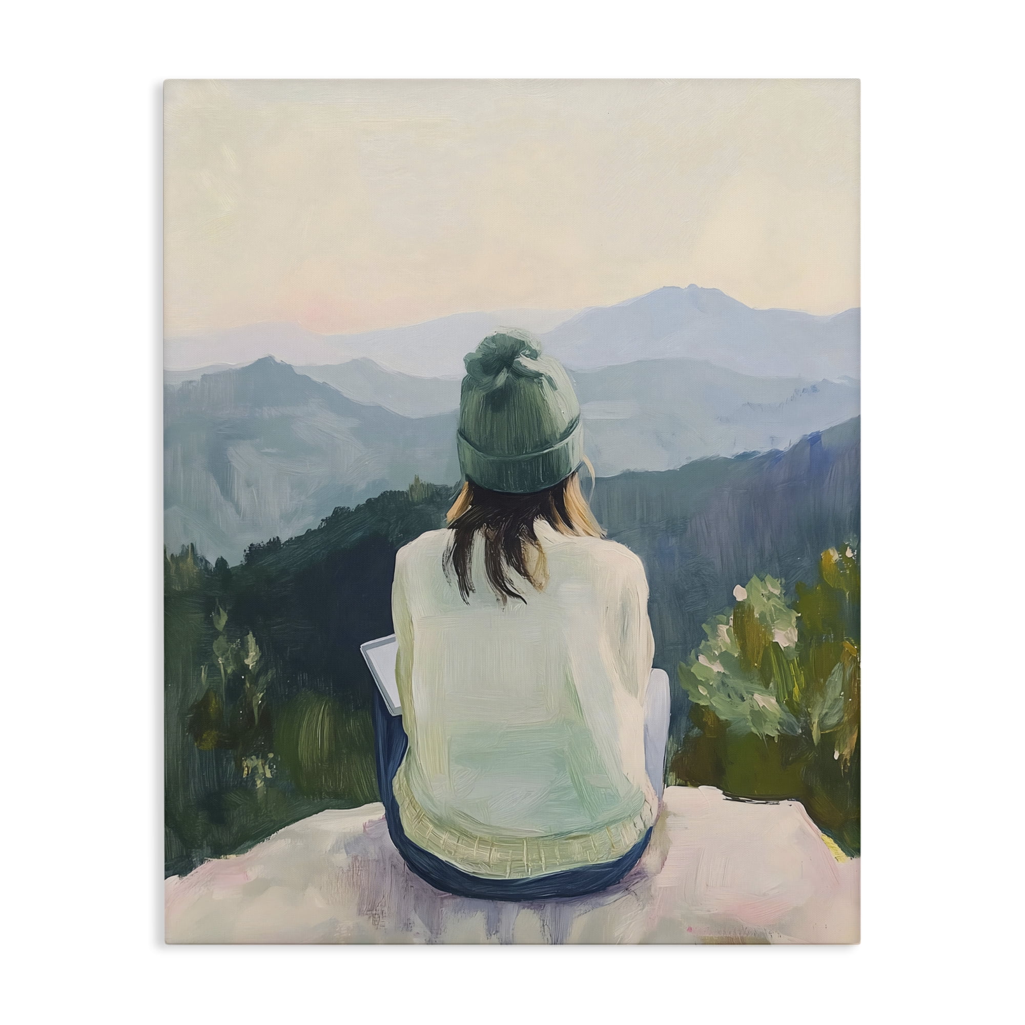 Stupell Industries Mindful Solitude Meditation View Canvas Wall Art, design by The Prints Vibe