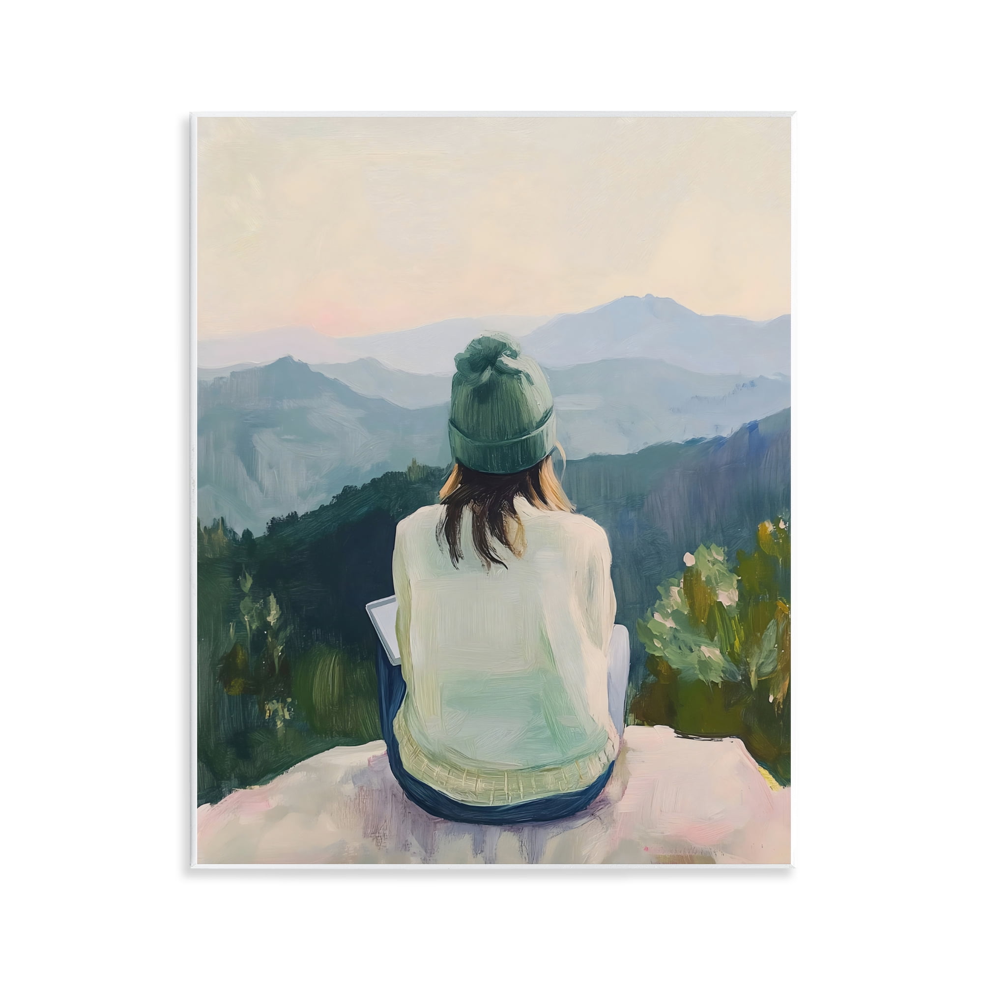 Stupell Industries Mindful Solitude Meditation View Wall Plaque Art, design by The Prints Vibe