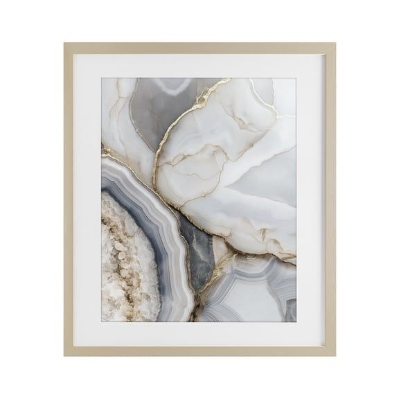 Stupell Industries Mineral Elegance Granite Birch Framed Print Under Glass, design by Svetlana Aleynikova