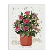 Stupell Industries Mini Roses Bouquet Botanical & Floral Painting Gallery Wrapped Canvas Art Print Wall Art, 16 x 20