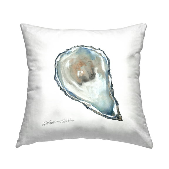 Stupell Industries Minimal Atlantic Oyster Decorative Printed Throw Pillow Design by Carol Robinson.