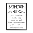 thumbnail image 1 of Stupell Industries Minimal Bathroom Rules Sign Good Family Hygiene, 16 x 20, Designed by Lettered and Lined, 1 of 5