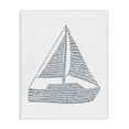 thumbnail image 1 of Stupell Industries Modern Minimal Boat on White Canvas Art, 16 x 20, by Jetty Home LLC, 1 of 8