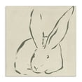 thumbnail image 1 of Stupell Industries Minimal Bunny Outline Animals & Insects Drawing Gallery Wrapped Canvas Art Print Wall Art, 17 x 17, 1 of 8