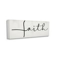 thumbnail image 1 of Stupell Industries Minimal Faith Text Elegant Cursive Typography Typography Painting Gallery Wrapped Canvas Art Print Wall Art, 20 x 48, 1 of 6