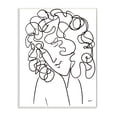 thumbnail image 1 of Stupell Industries Minimal Female Linework Portrait Curly Hair Detail Design by Patti Mann, 1 of 6