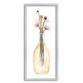 thumbnail image 1 of Stupell Industries Minimal Flower Bouquet Arrangement Glass Jar Illustration , 10 x 24, Design by Susan Jill, 1 of 5