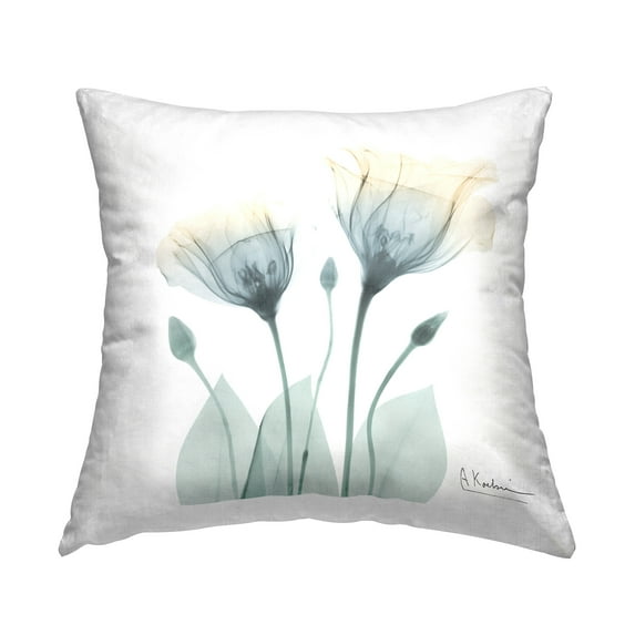 Stupell Industries Minimal Grey Tulips Decorative Printed Throw Pillow Design by Albert Koetsier