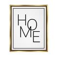 thumbnail image 1 of Stupell Industries Minimal Home Phrase Inspirational Painting Gold Floater Framed Art Print Wall Art, 17 x 21, 1 of 10
