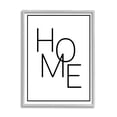 thumbnail image 1 of Stupell Industries Minimal Home Phrase Inspirational Painting Gray Framed Art Print Wall Art, 11 x 14, 1 of 9