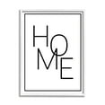 thumbnail image 1 of Stupell Industries Minimal Home Phrase Inspirational Painting White Framed Art Print Wall Art, 11 x 14, 1 of 9