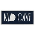 thumbnail image 1 of Stupell Industries Minimal Kid Cave Sign Typography Painting Gray Framed Art Print Wall Art, 30 x 13, 1 of 9