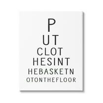 Stupell Industries Minimal Laundry Humor Typography Painting Gallery Wrapped Canvas Print Wall Art, 16 x 20