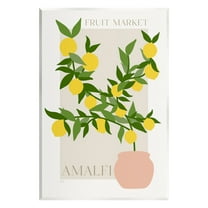 Stupell Industries Minimal Lemon Branch Food & Beverage Painting Unframed Art Print Wall Art, 10 x 15