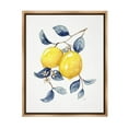 thumbnail image 1 of Stupell Industries Minimal Lemon Fruits Food & Beverage Painting Brown Floater Framed Canvas Art Print Wall Art, 17 x 21, 1 of 10