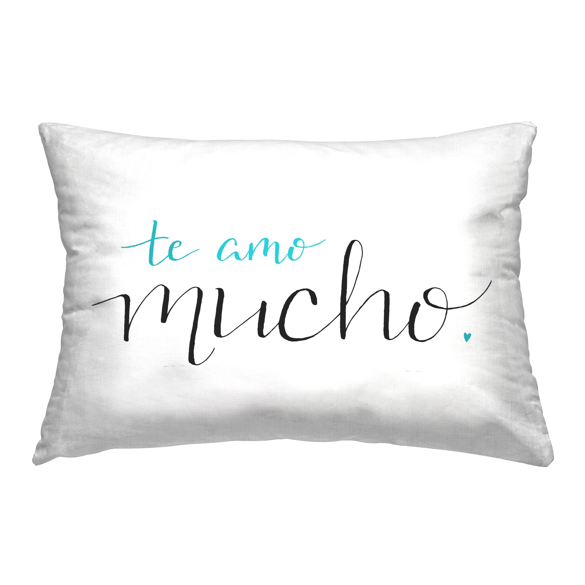 Stupell Industries Minimal Loving Spanish Decorative Printed Throw Pillow Design by SD Graphics Studio.