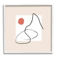 thumbnail image 1 of Stupell Industries Minimal Nordic Landscape Abstraction Modern Neutral Tones Abstract Painting White Framed Art Print Wall Art, 24 x 24, 1 of 7