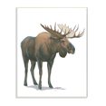 thumbnail image 1 of Stupell Industries Minimal Northern Moose Wild Woodland Animal Wall Plaque, 13 x 19, Design by James Wiens, 1 of 6