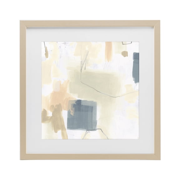 Stupell Industries Minimal Plaster Line Birch Framed Print Under Glass, design by June Erica Vess