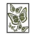 thumbnail image 1 of Stupell Industries Minimal Queen Butterfly Silhouette over Grass Pattern Animals & Insects Painting Black Framed Art Print Wall Art, 24 x 30, 1 of 7