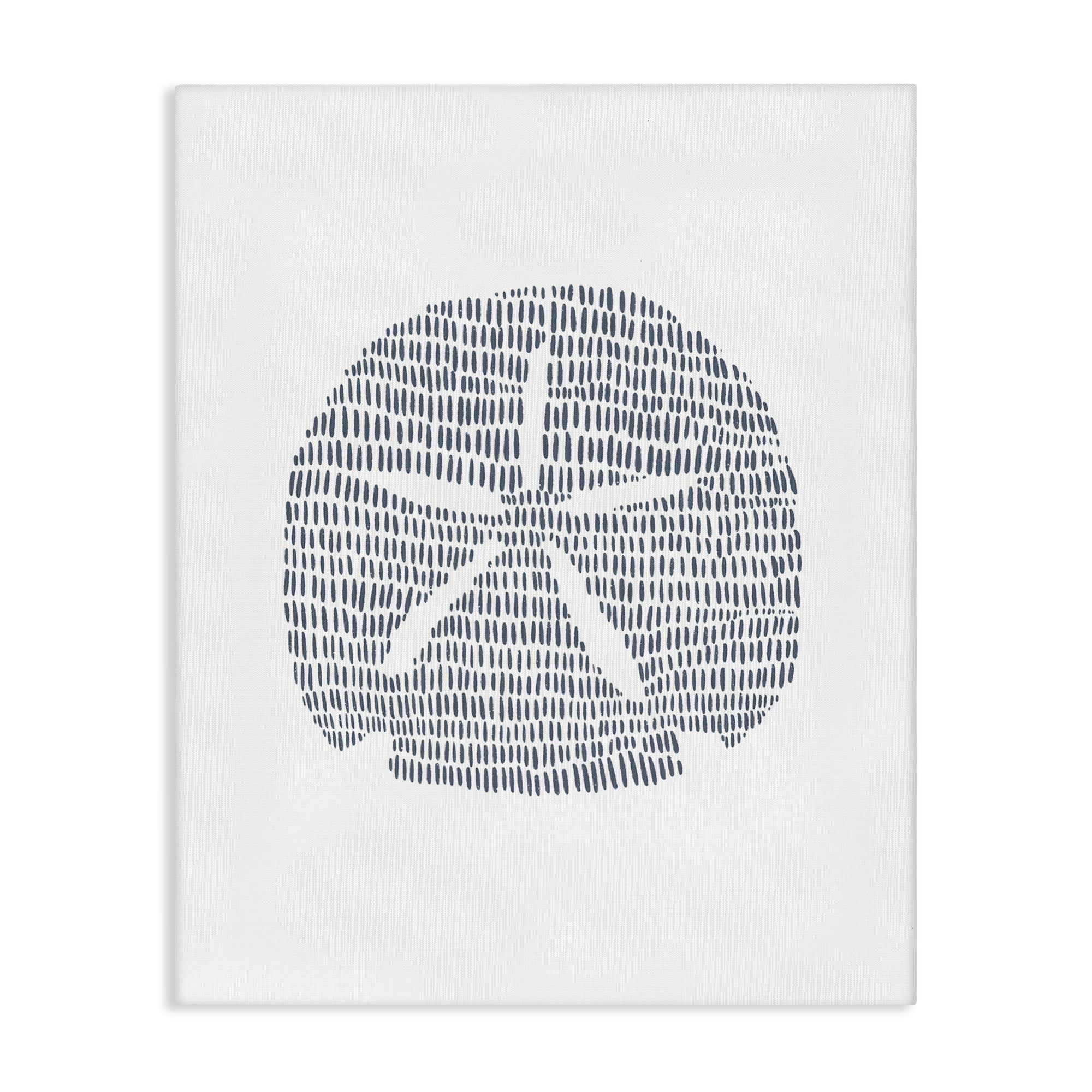 Stupell Industries Minimal Sand Dollar Coastal Painting Gallery Wrapped Canvas Art Print Wall Art, 24 x 30