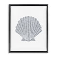 thumbnail image 1 of Stupell Industries Coastal Minimal Sea Shell Black Floating Frame Canvas Art, 17 x 21, by Jetty Home LLC, 1 of 8