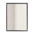 thumbnail image 1 of Stupell Industries Minimal Striped Lines Neutral Tone Visual Design Framed Wall Art, 16 x 20, Design by Kim Allen, 1 of 5