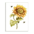 thumbnail image 1 of Stupell Industries Minimal Sunflower Floral Blooming Bees Flying By, 13 x 19, Designed by Patricia Pinto, 1 of 5