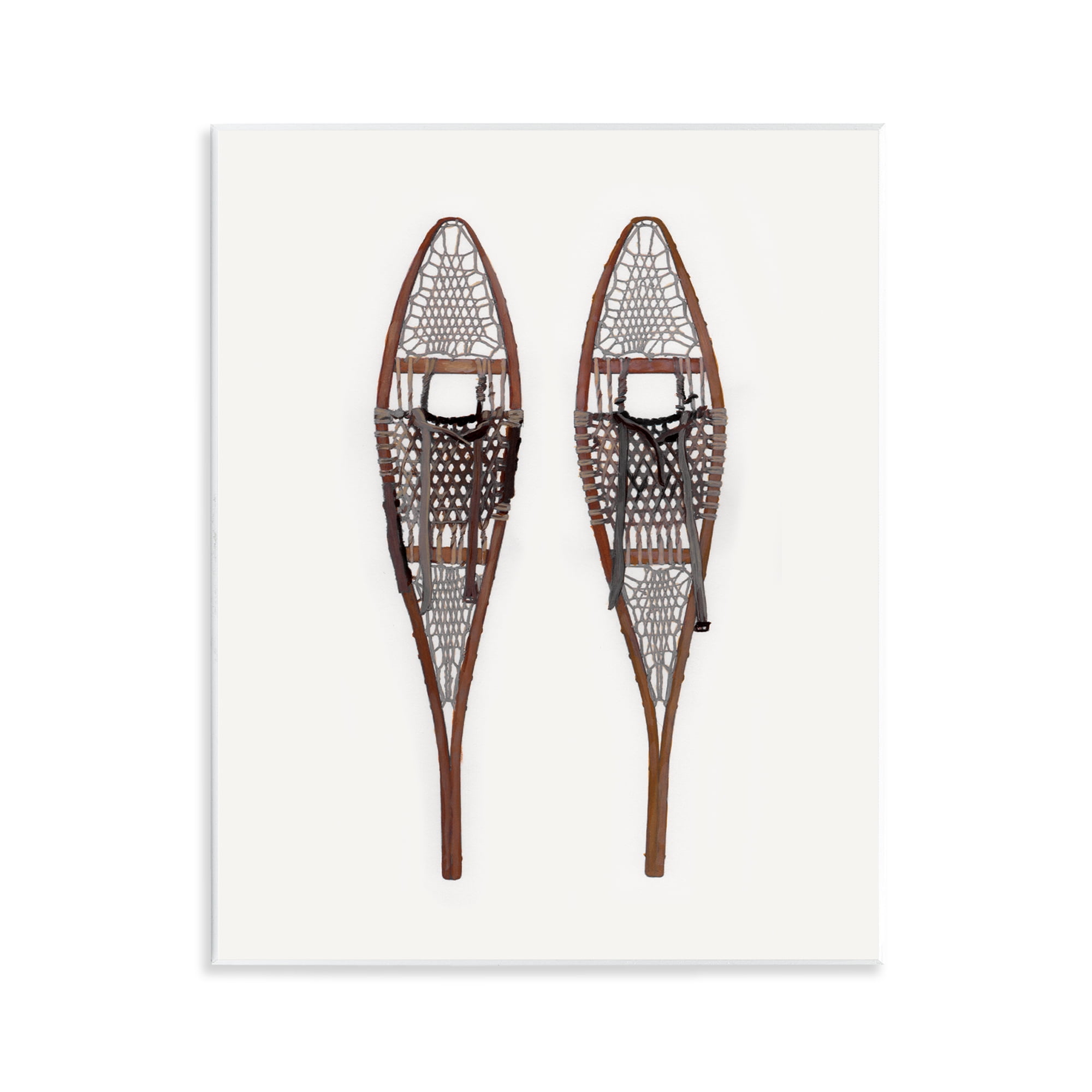 Stupell Industries Minimal Winter Snow Shoes Sports Painting Unframed Art Prints Wall Art, 11 x 14
