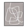 thumbnail image 1 of Stupell Industries Modern Minimalist Abstract Line Scribble Modern Boho Composition Black Framed Giclee Art, 11 x 14, by June Erica Vess, 1 of 7