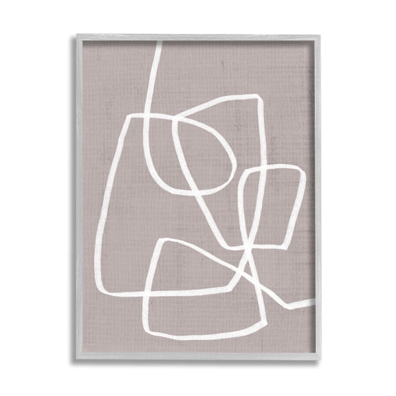 Stupell Industries Minimalist Abstract Line Scribble Modern Boho Composition, 16 x 20,Design by June Erica Vess