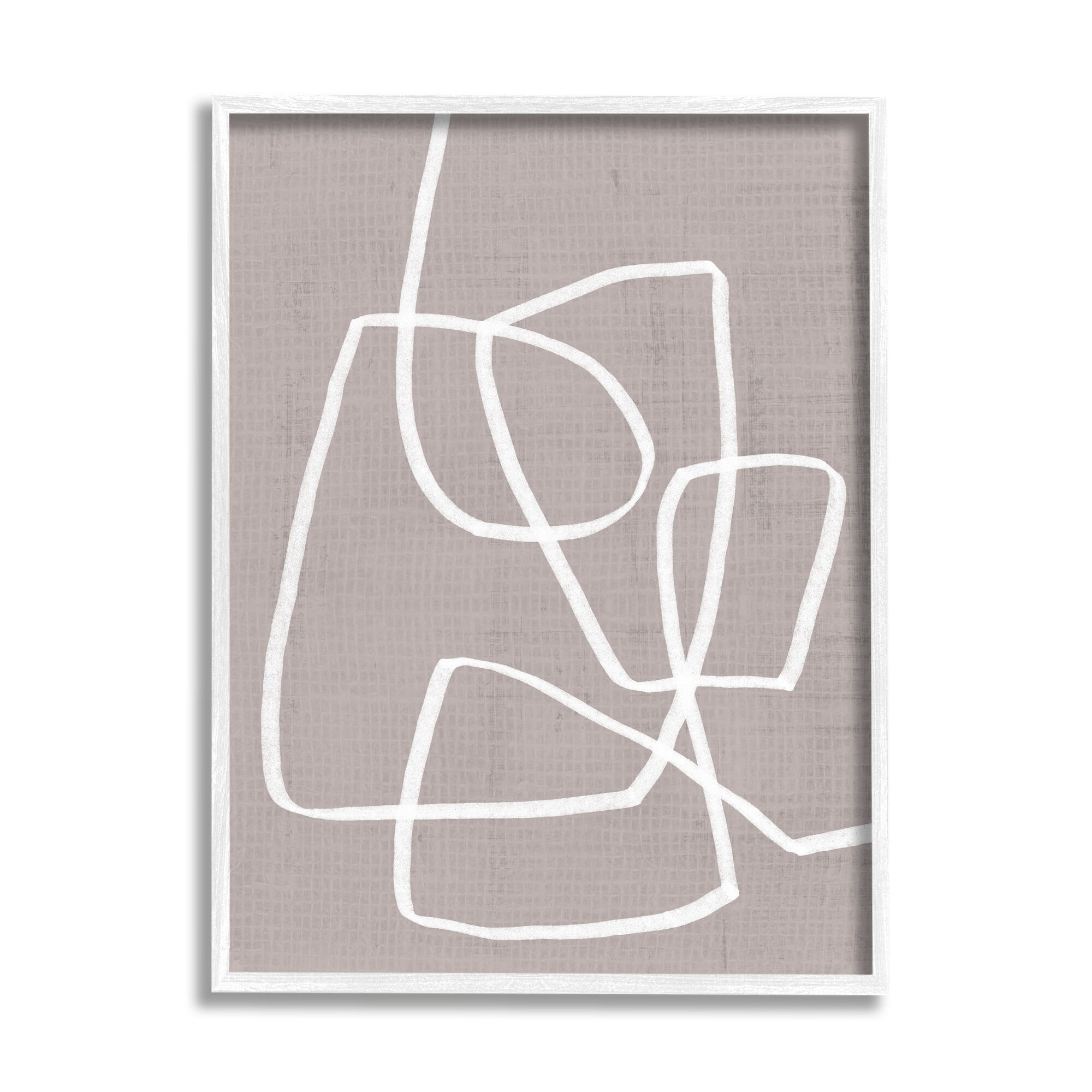 Stupell Industries Minimalist Abstract Line Scribble Modern Boho Composition, 24 x 30,Design by June Erica Vess