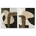 thumbnail image 1 of Stupell Industries Minimalist Brown Beige Shapes Abstract Painting White Framed Art Print Wall Art, 16 x 20, Set of 2, 1 of 2