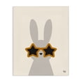 thumbnail image 1 of Stupell Industries Minimalist Bunny & Star Sunglasses Canvas Art, 24 x 30, by Jessica Beck, 1 of 8