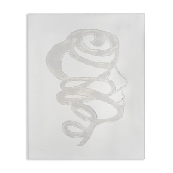 Stupell Industries Minimalist Coil Portrait Canvas Wall Art design by Vanna Lam, 48 x 36