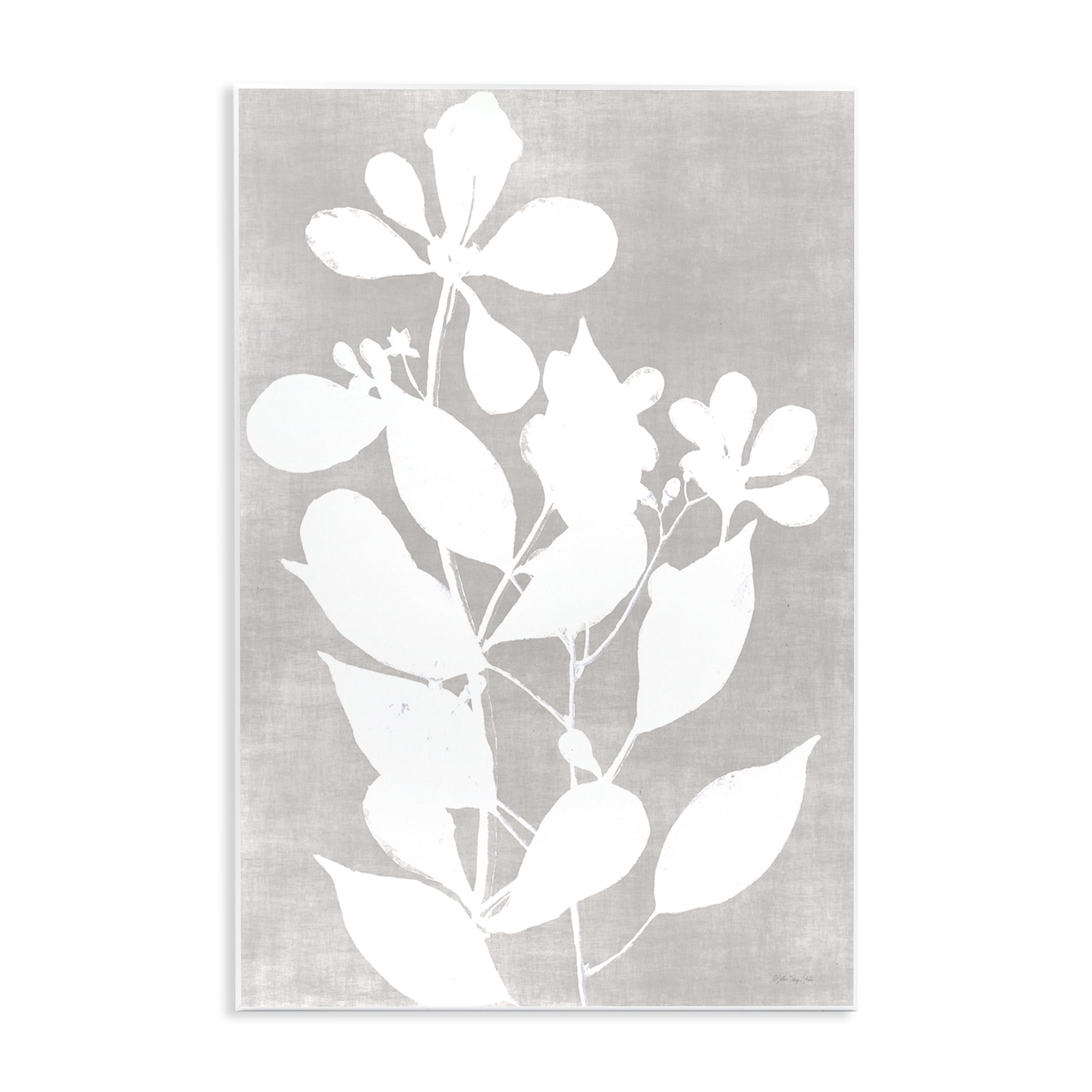 Stupell Industries Minimalist Foliage Impression Wall Plaque Art, design by Stellar Design Studio