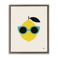 thumbnail image 1 of Stupell Industries Minimalist Lemon with Sunglasses Brown Floating Frame Canvas Art, 17 x 21, by Jessica Beck, 1 of 8