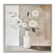 thumbnail image 1 of Stupell Industries Contemporary Minimalist Muted Flower Vase Gray Framed Giclee Art, 12 x 12, by Heidi Kuntz, 1 of 8